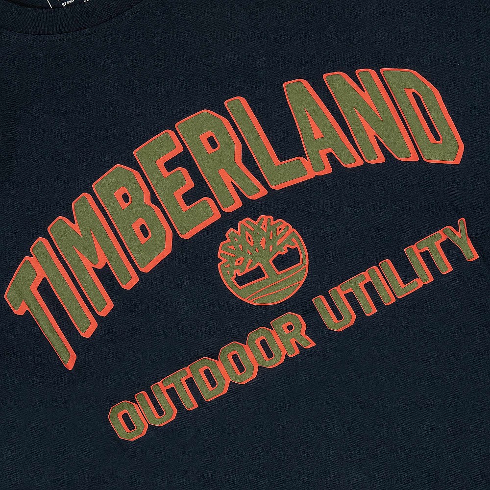 Ανδρική Μπλούζα Κοντομάνικη με Λογότυπο TIMBERLAND