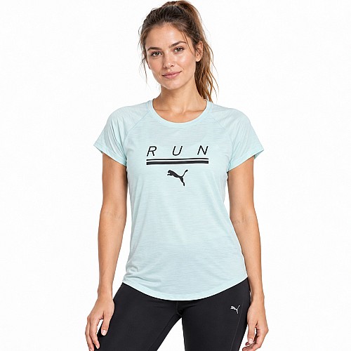 Γυναικεία Αθλητική Μπλούζα RUN με Λογότυπο PUMA