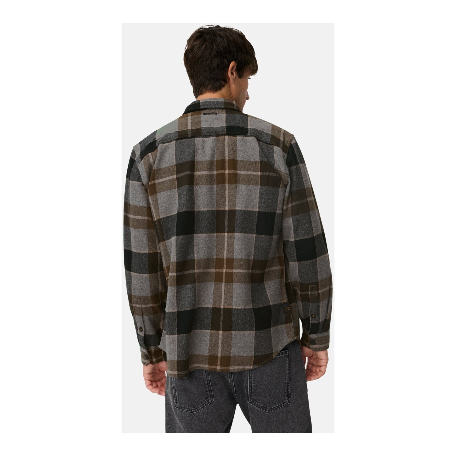 Ανδρικό Πουκάμισο Flannel Καρό Μακρυμάνικο CAMEL ACTIVE Ανδρικό Πουκάμισο Flannel Καρό Μακρυμάνικο CAMEL ACTIVE