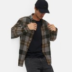 Ανδρικό Πουκάμισο Flannel Καρό Μακρυμάνικο CAMEL ACTIVE Ανδρικό Πουκάμισο Flannel Καρό Μακρυμάνικο CAMEL ACTIVE