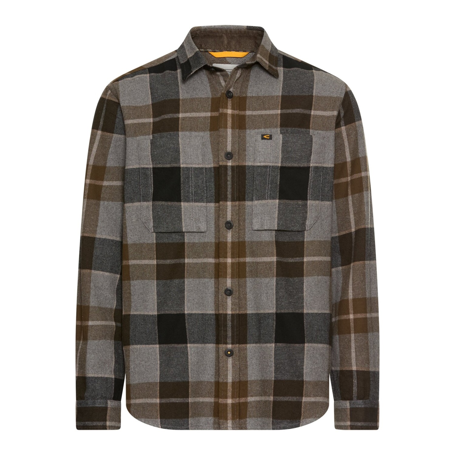 Ανδρικό Πουκάμισο Flannel Καρό Μακρυμάνικο CAMEL ACTIVE Ανδρικό Πουκάμισο Flannel Καρό Μακρυμάνικο CAMEL ACTIVE