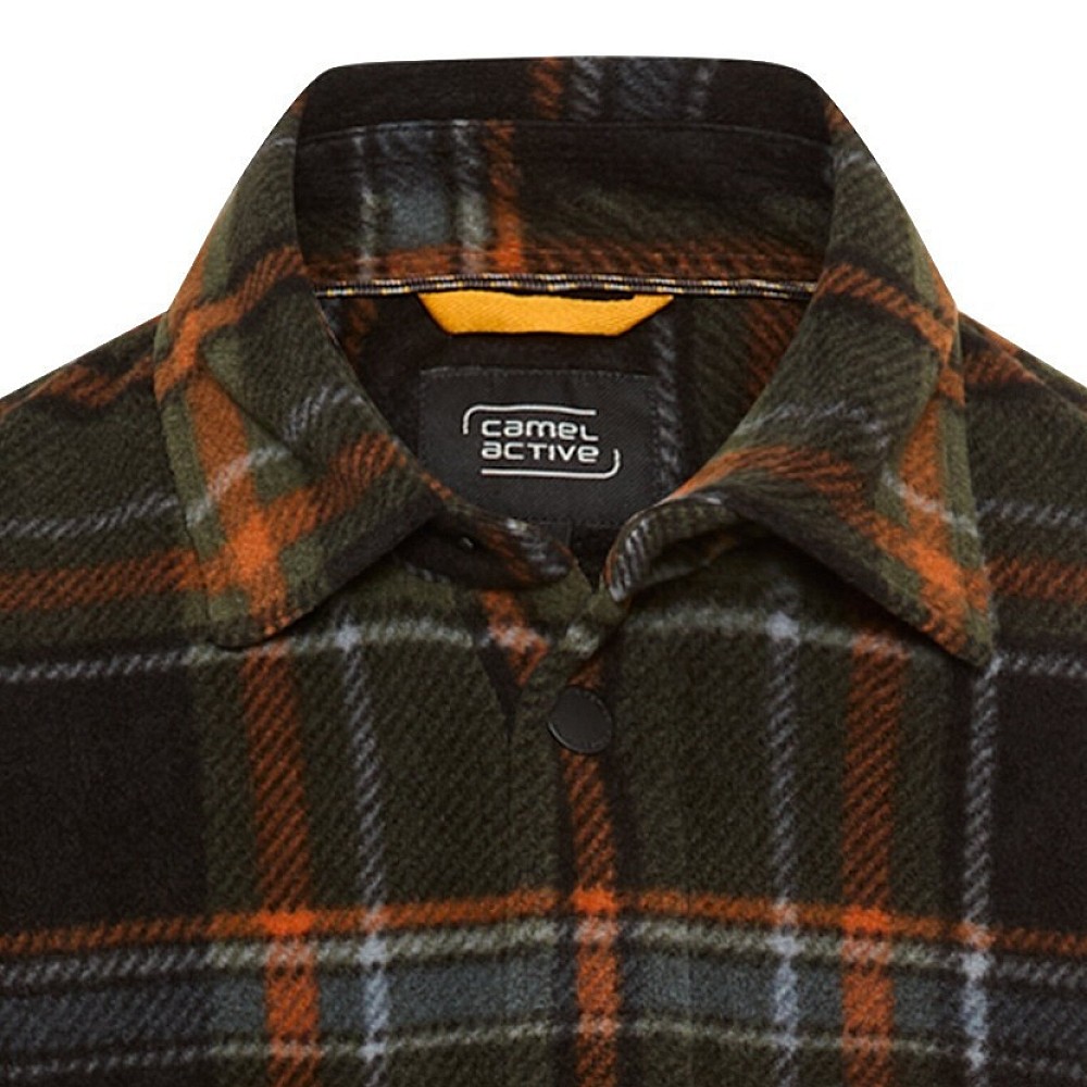 Ανδρικό Πουκάμισο Overshirt Καρό CAMEL ACTIVE