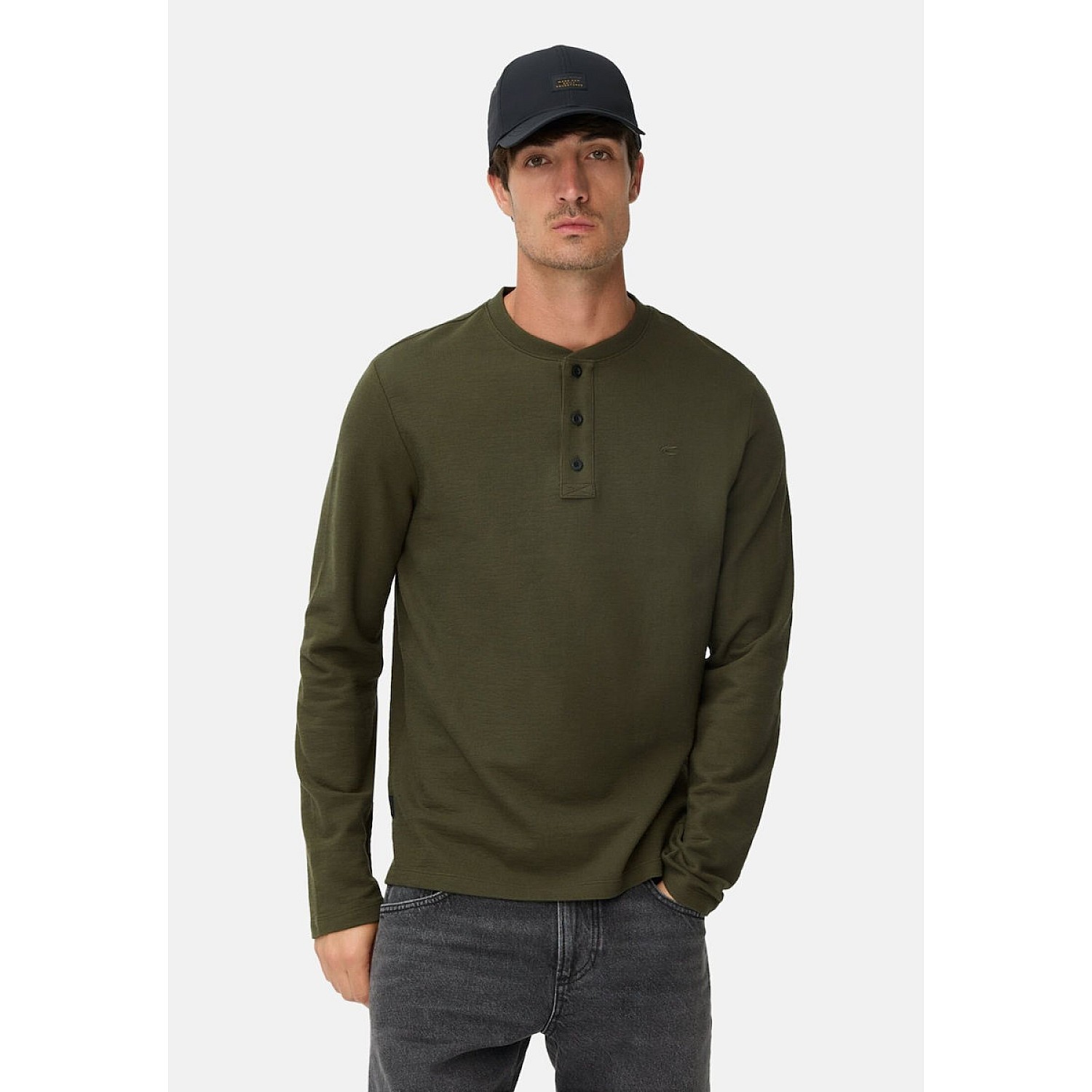 Ανδρική Μπλούζα Henley Μακρυμάνικη CAMEL ACTIVE