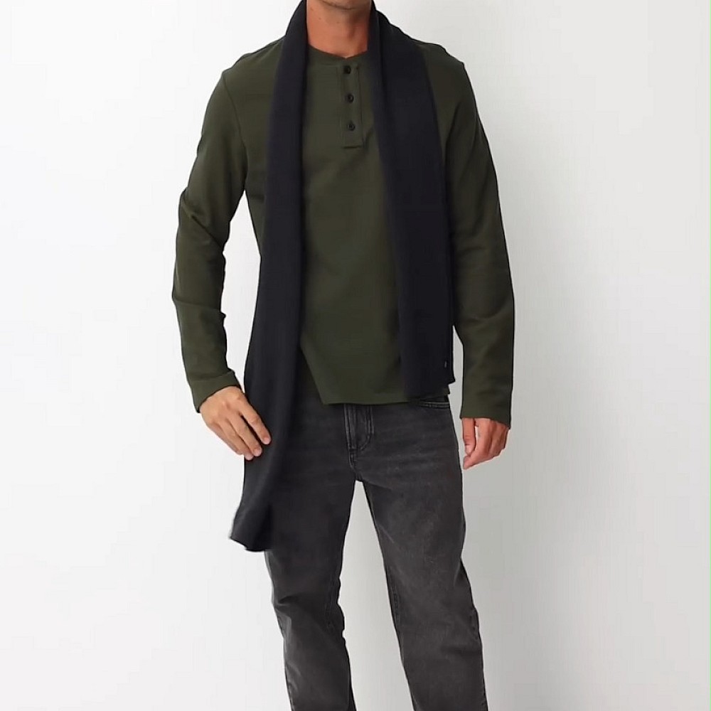 Ανδρική Μπλούζα Henley Μακρυμάνικη CAMEL ACTIVE