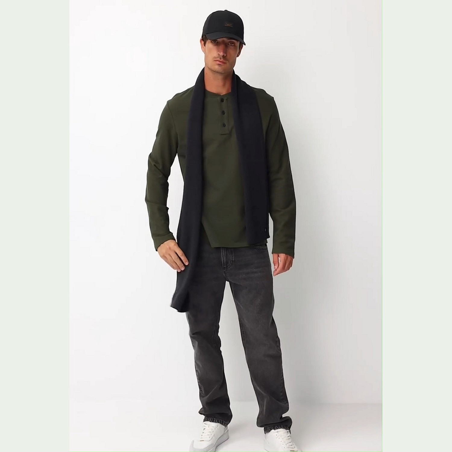 Ανδρική Μπλούζα Henley Μακρυμάνικη CAMEL ACTIVE