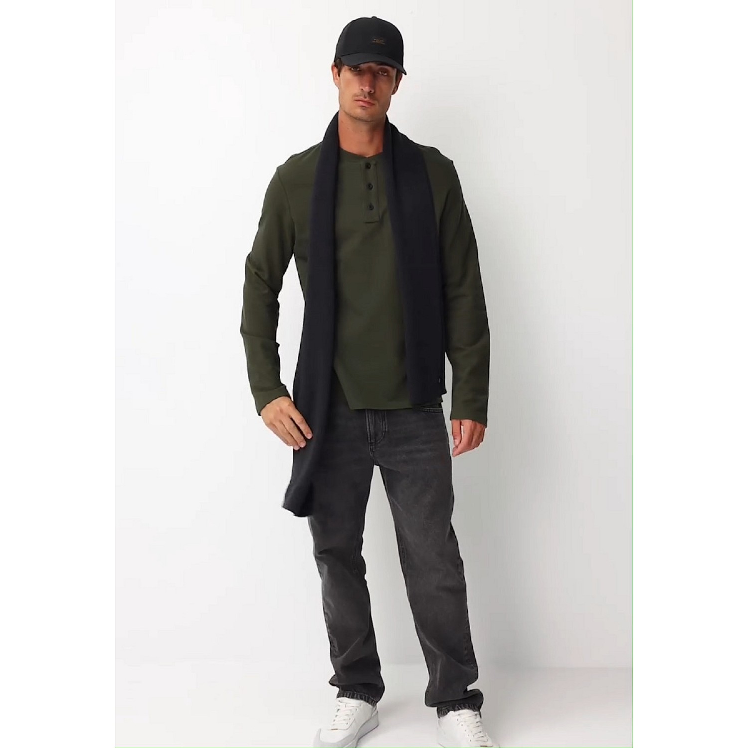 Ανδρική Μπλούζα Henley Μακρυμάνικη CAMEL ACTIVE