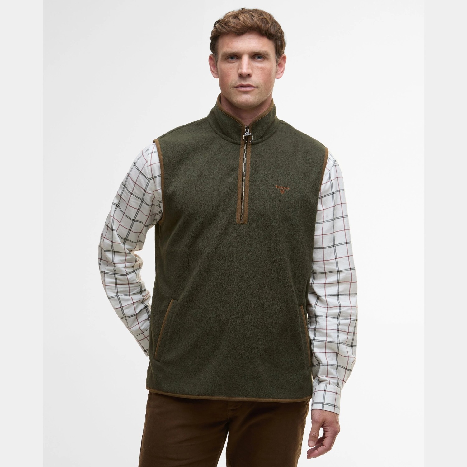 Ανδρικό Γιλέκο Fleece Harwood με Φερμουάρ BARBOUR