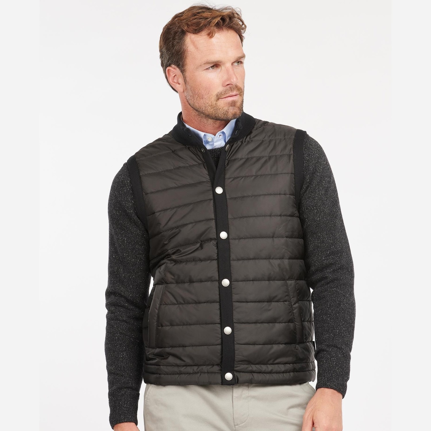 Ανδρικό Γιλέκο Essential Knitted Καπιτονέ BARBOUR