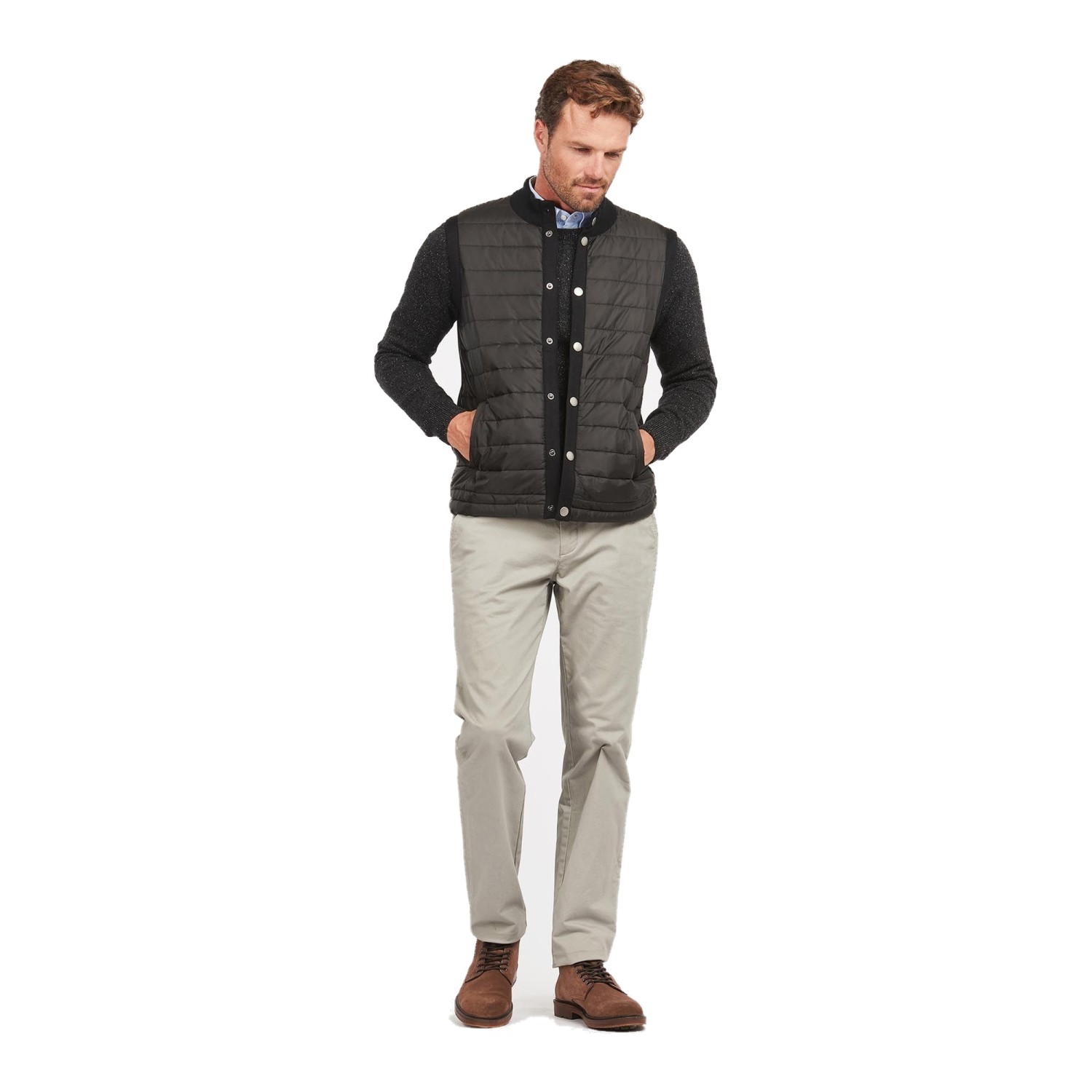 Ανδρικό Γιλέκο Essential Knitted Καπιτονέ BARBOUR