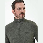 Ανδρικό Πλεκτό Πουλόβερ Loyton Merino με Half Zip BARBOUR