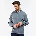 Ανδρικό Πλεκτό Πουλόβερ Loyton Merino με Half Zip BARBOUR