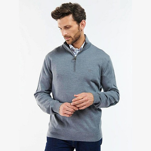 Ανδρικό Πλεκτό Πουλόβερ Loyton Merino με Half Zip BARBOUR