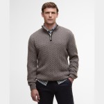 Ανδρικό Πλεκτό Πουλόβερ με Μισό Φερμουάρ BARBOUR