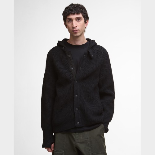 Ανδρική Πλεκτή Ζακέτα με Κουκούλα Middens BARBOUR