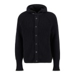 Ανδρική Πλεκτή Ζακέτα με Κουκούλα Middens BARBOUR