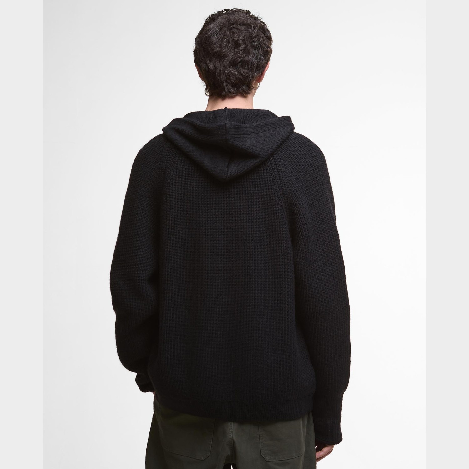 Ανδρική Πλεκτή Ζακέτα με Κουκούλα Middens BARBOUR
