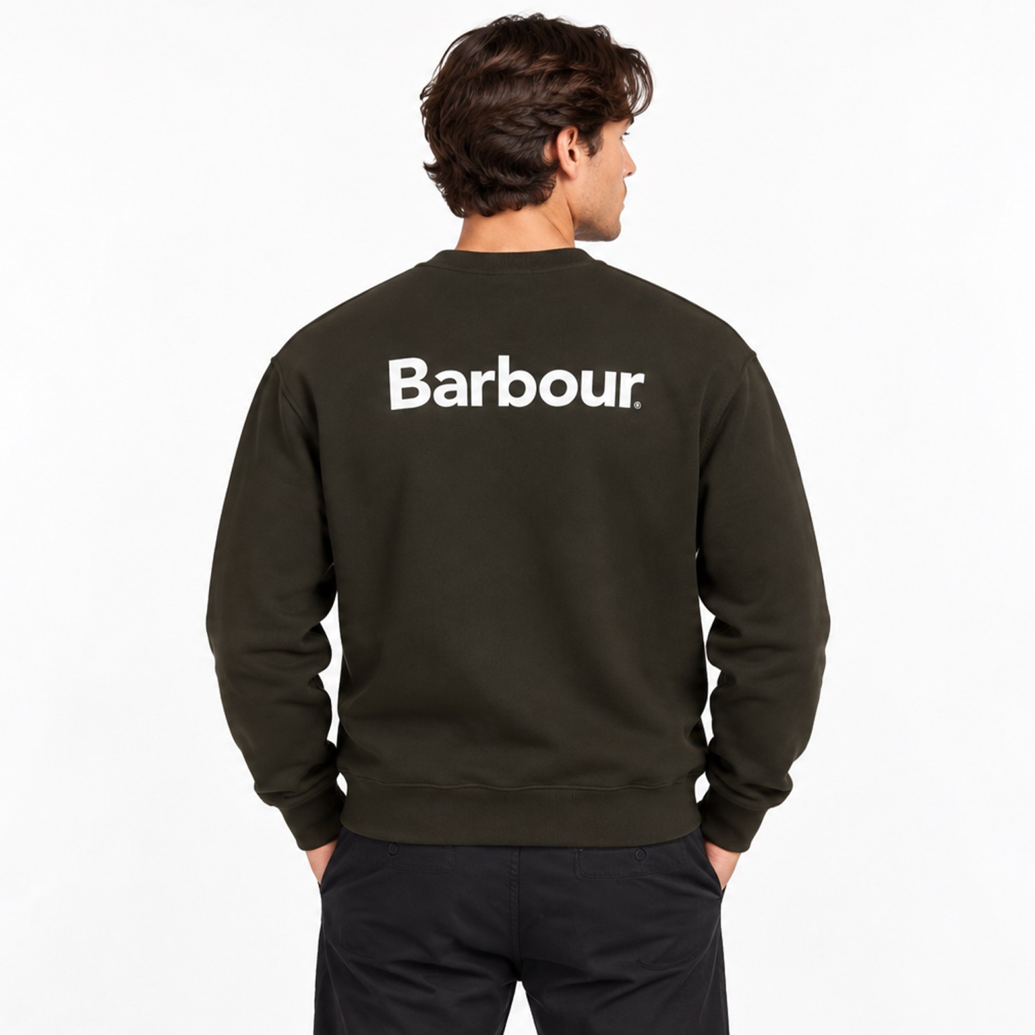 Ανδρικό Φούτερ Μπλούζα με Λογότυπο BARBOUR