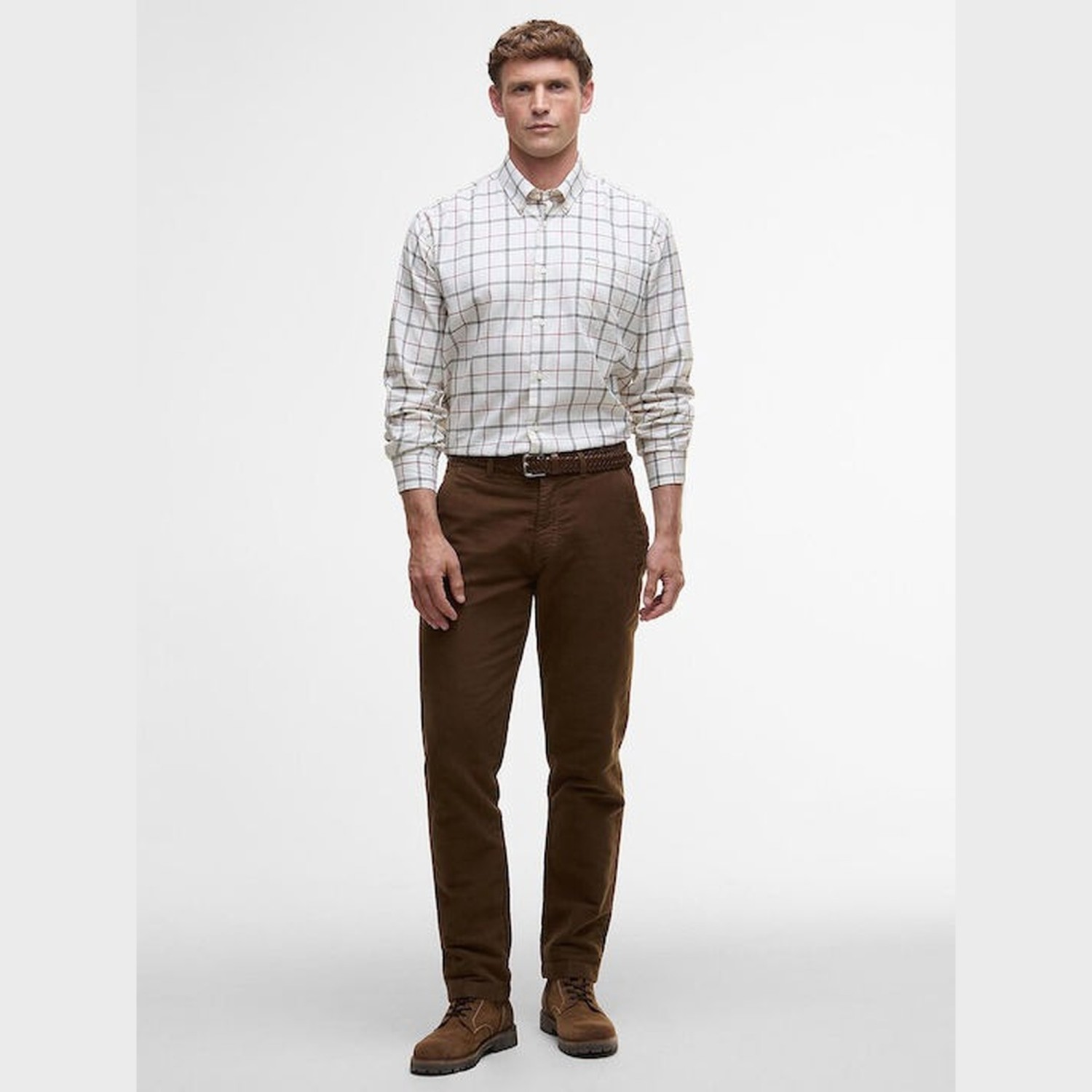 Ανδρικό Πουκάμισο Καρό Μακρυμάνικο Regular Fit BARBOUR