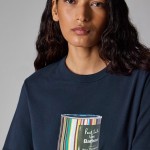 Ανδρική Κοντομάνικη Μπλούζα με Τύπωμα BARBOUR x PAUL SMITH Ανδρική Κοντομάνικη Μπλούζα με Τύπωμα BARBOUR x PAUL SMITH