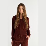 Γυναικεία Cropped Ζακέτα με Κουκούλα και Strass SUGARFREE