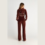 Γυναικεία Cropped Ζακέτα με Κουκούλα και Strass SUGARFREE