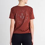 Γυναικείο Κοντομάνικο T-Shirt με Στρας SUGARFREE