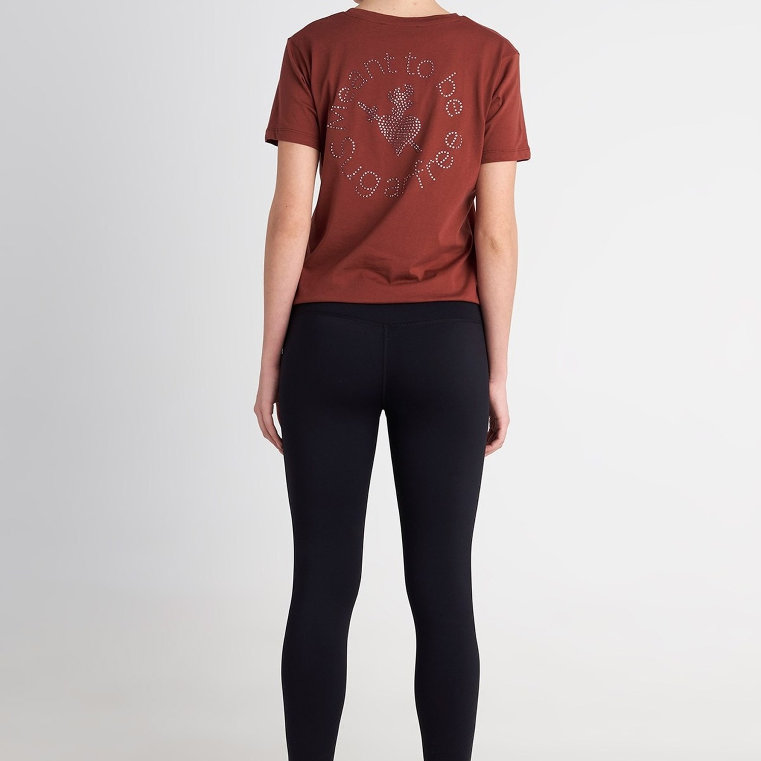 Γυναικείο Κοντομάνικο T-Shirt με Στρας SUGARFREE