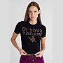 Γυναικείο Κοντομάνικο T-Shirt με Τύπωμα SUGARFREE