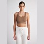 Γυναικείο Αμάνικο Crop Top με Ριπ Υφή SUGARFREE