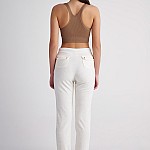 Γυναικείο Αμάνικο Crop Top με Ριπ Υφή SUGARFREE