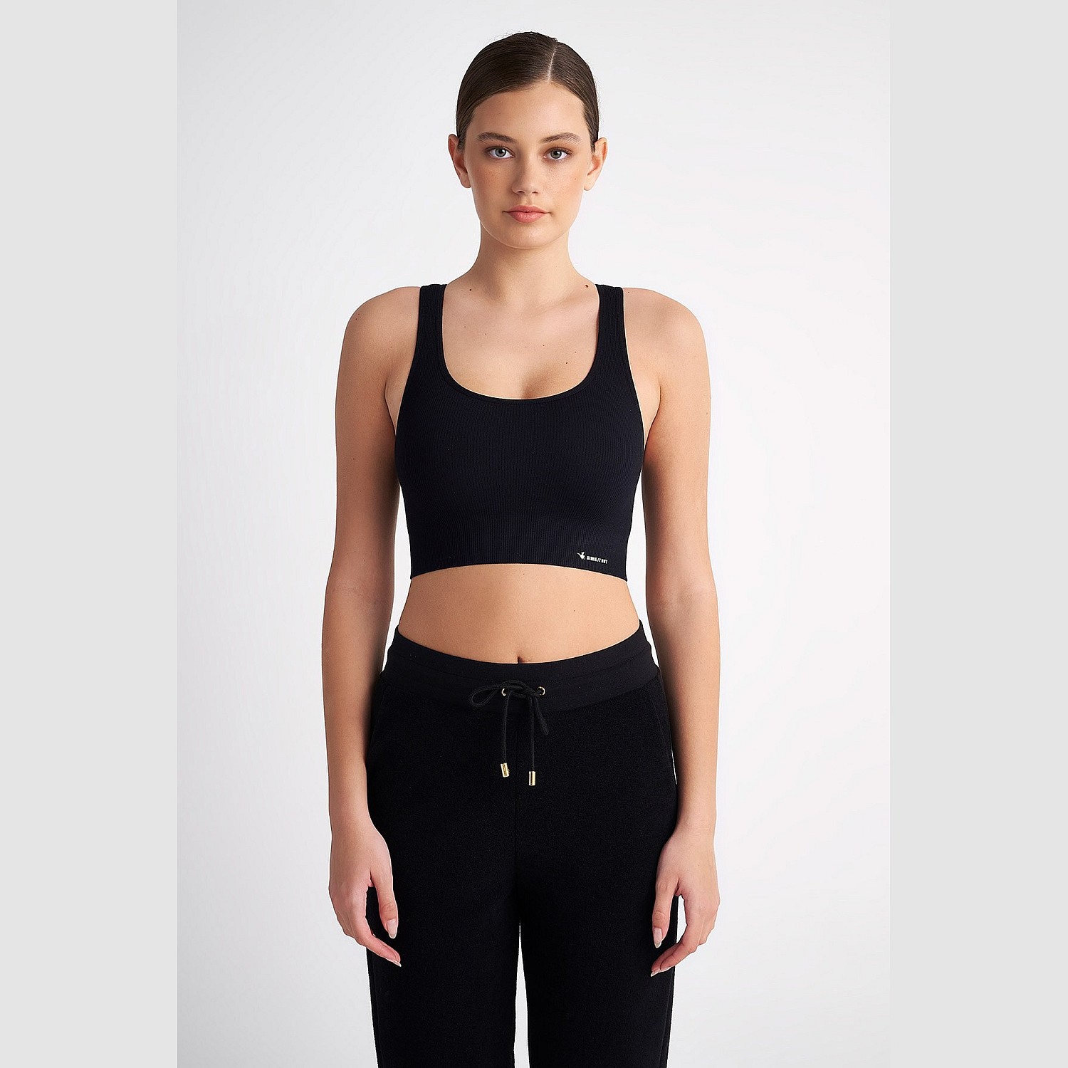 Γυναικείο Αμάνικο Crop Top με Ριπ Υφή SUGARFREE
