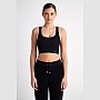 Γυναικείο Αμάνικο Crop Top με Ριπ Υφή SUGARFREE