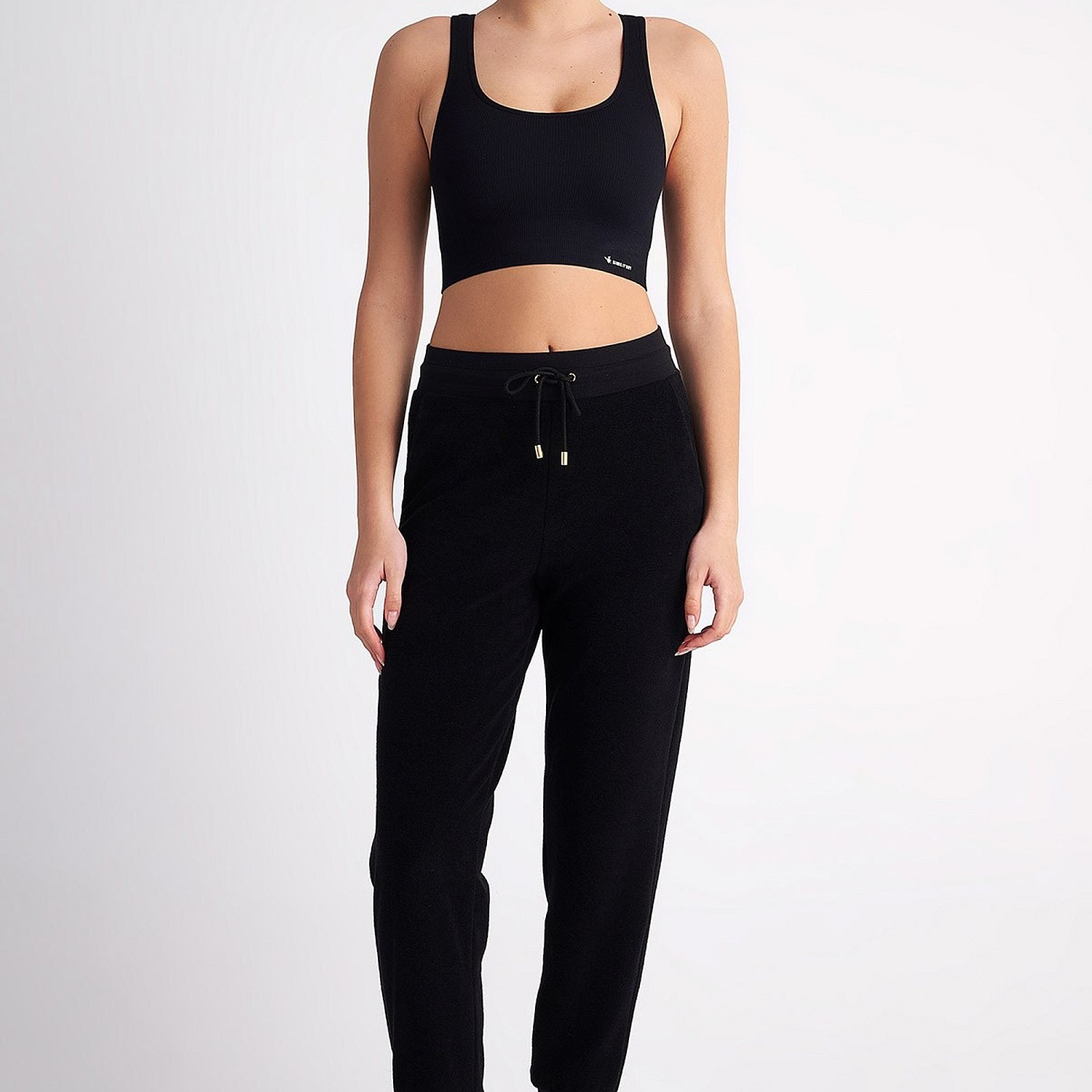 Γυναικείο Αμάνικο Crop Top με Ριπ Υφή SUGARFREE