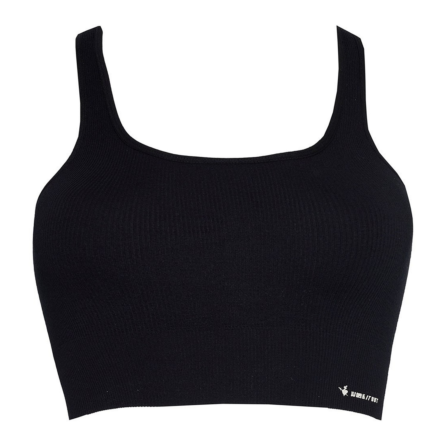 Γυναικείο Αμάνικο Crop Top με Ριπ Υφή SUGARFREE