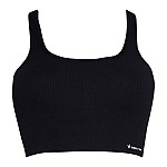 Γυναικείο Αμάνικο Crop Top με Ριπ Υφή SUGARFREE
