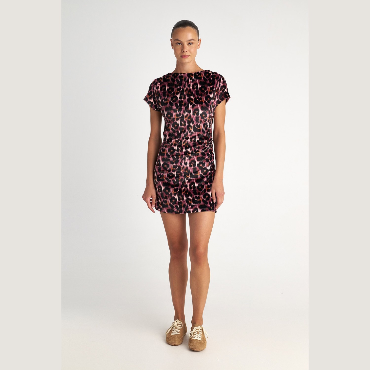 Γυναικείο Mini Φόρεμα με Animal Print SUGARFREE