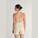 Γυναικεία Ολόσωμη Φόρμα με Halter Λαιμόκοψη SUGARFREE