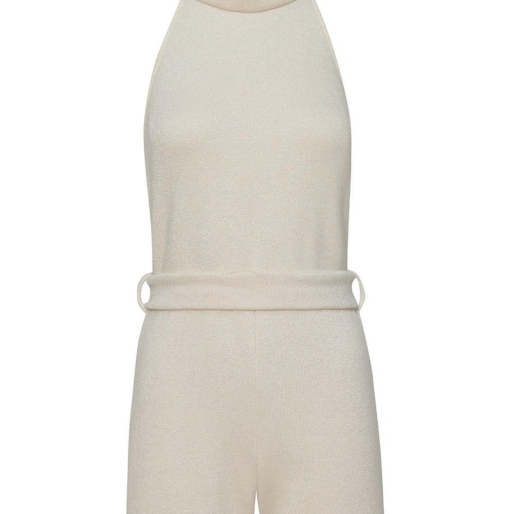 Γυναικείο Αμάνικο Jumpsuit με Ζώνη SUGARFREE