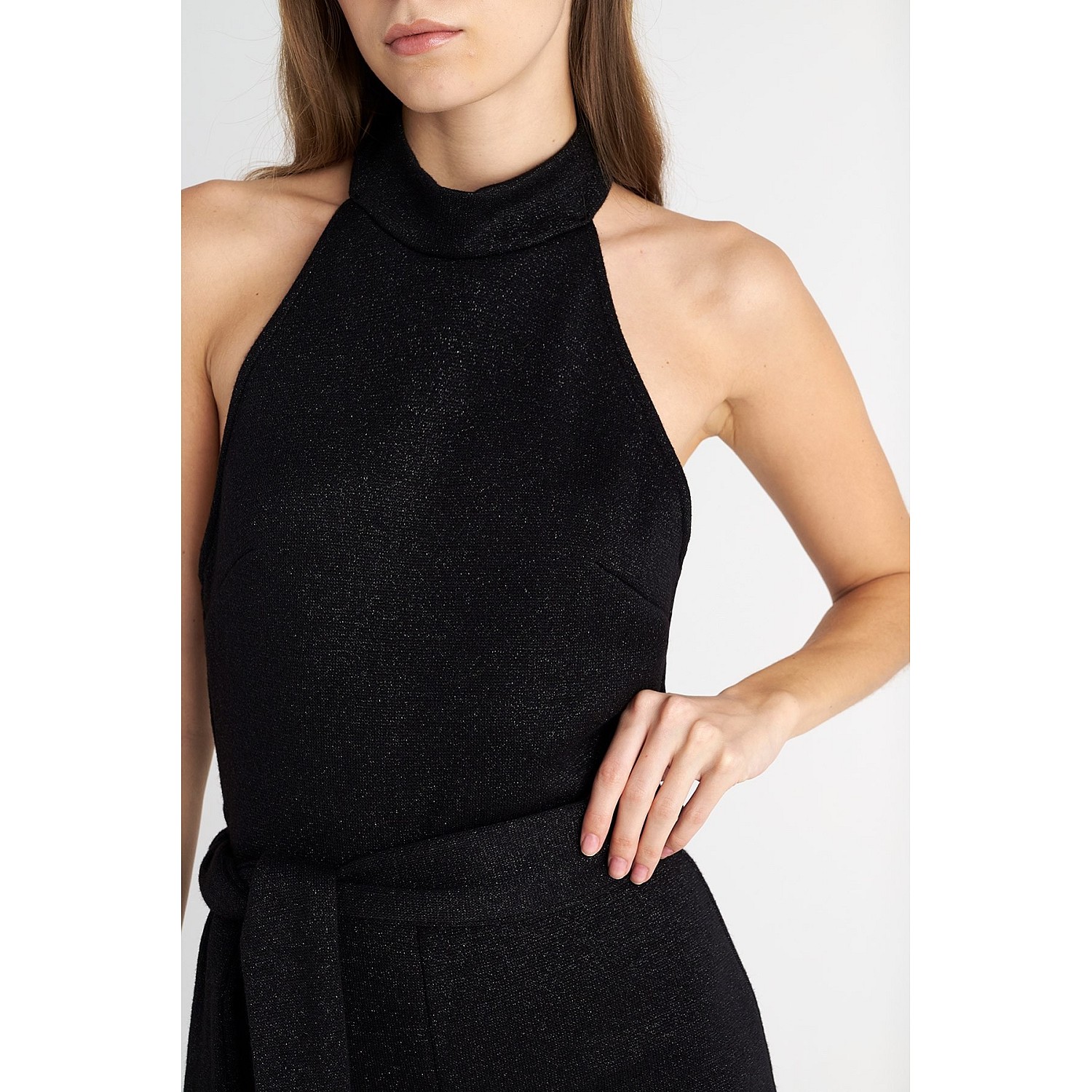 Γυναικείο Αμάνικο Jumpsuit με Ζώνη SUGARFREE