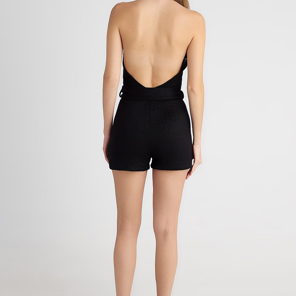 Γυναικείο Αμάνικο Jumpsuit με Ζώνη SUGARFREE