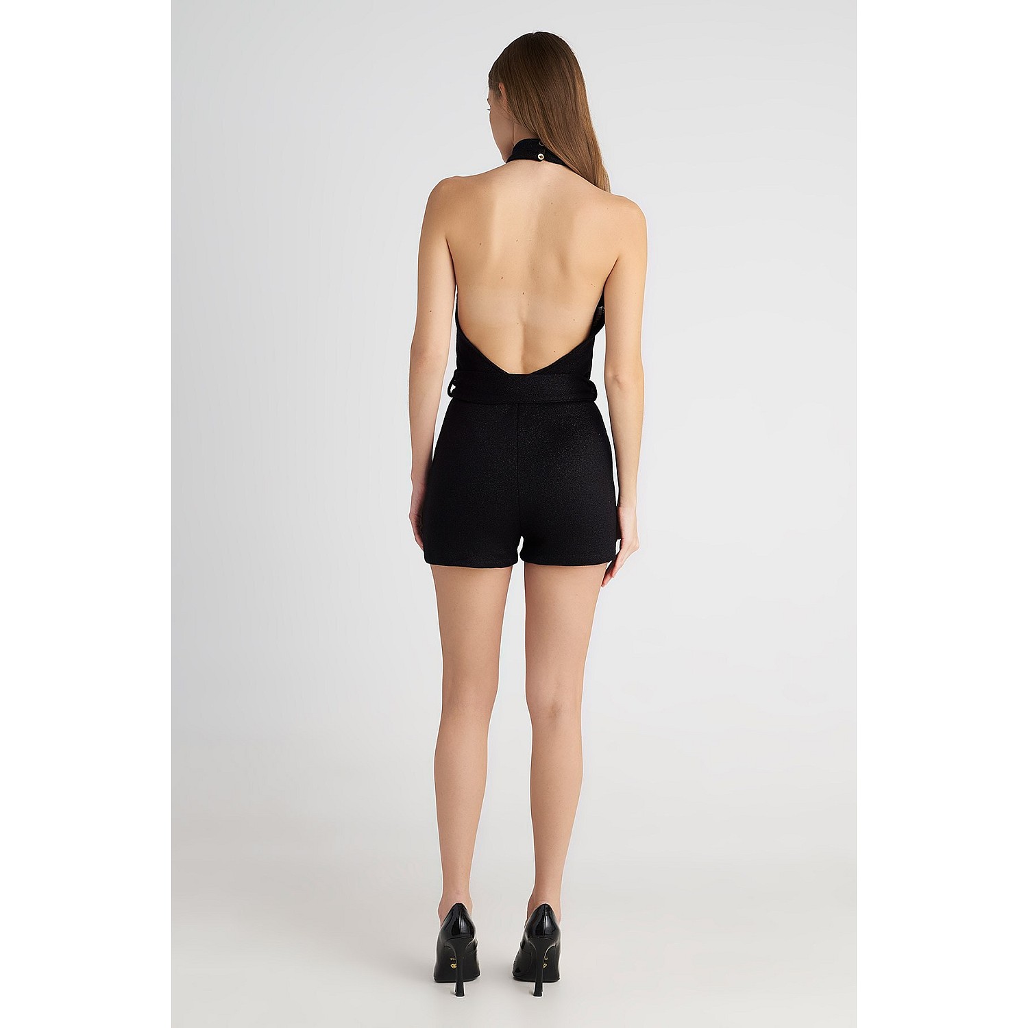 Γυναικείο Αμάνικο Jumpsuit με Ζώνη SUGARFREE