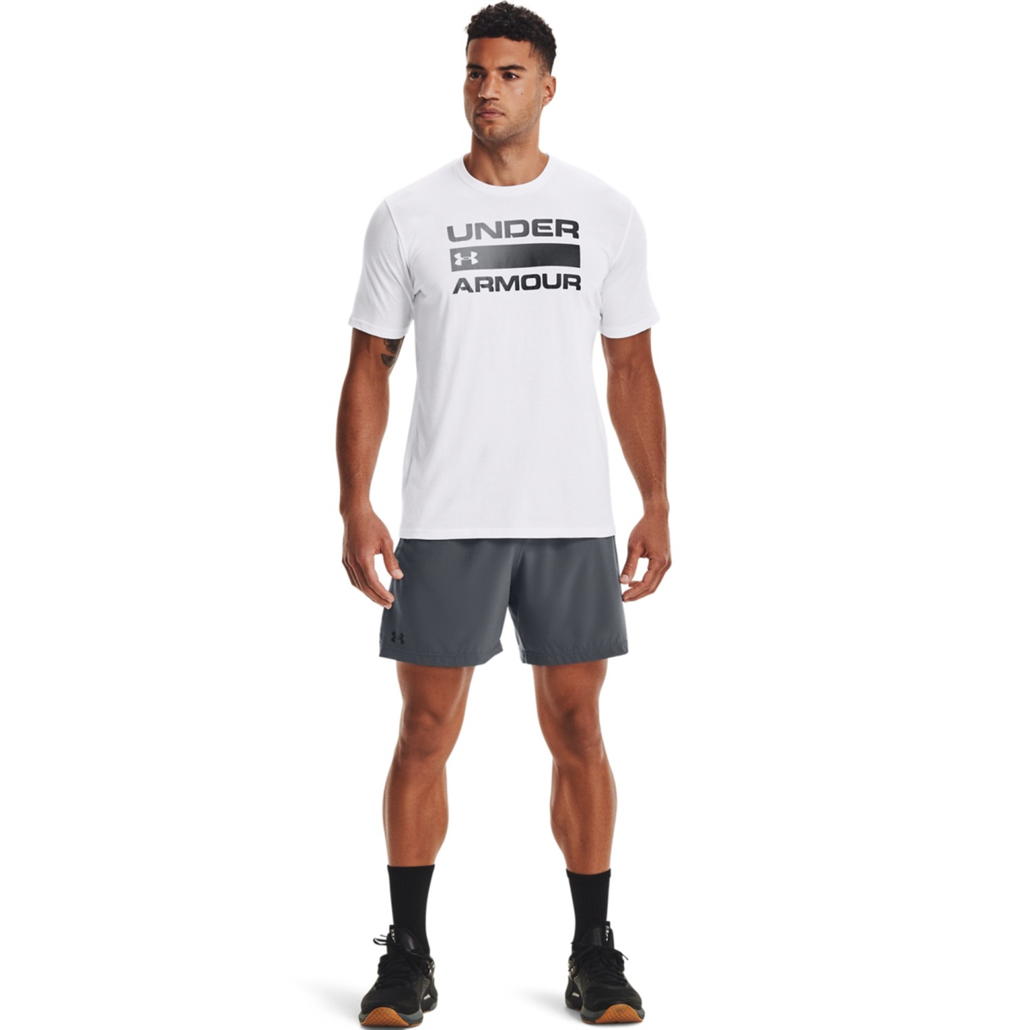 Under Armour Team Issue Wordmark T-shirt Green 1329582-338