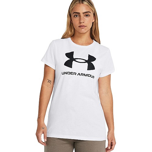 Under Armour Γυναικείο Αθλητικό T-shirt Fast Drying Λευκό 1356305-111