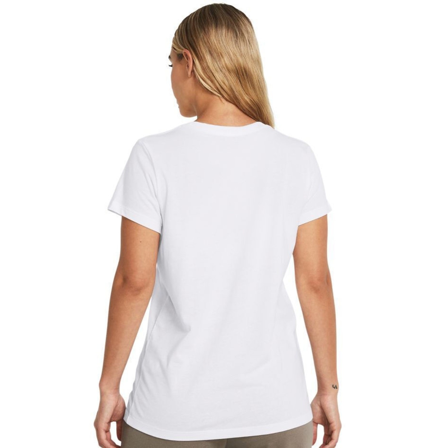 Under Armour Γυναικείο Αθλητικό T-shirt Fast Drying Λευκό 1356305-111