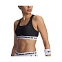 Under Armour Crossback Mid Bra Γυναικείο Μπουστάκι Φούξια με Επένδυση 1361034-659