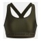 Under Armour Crossback Mid Bra Γυναικείο Μπουστάκι Φούξια με Επένδυση 1361034-659