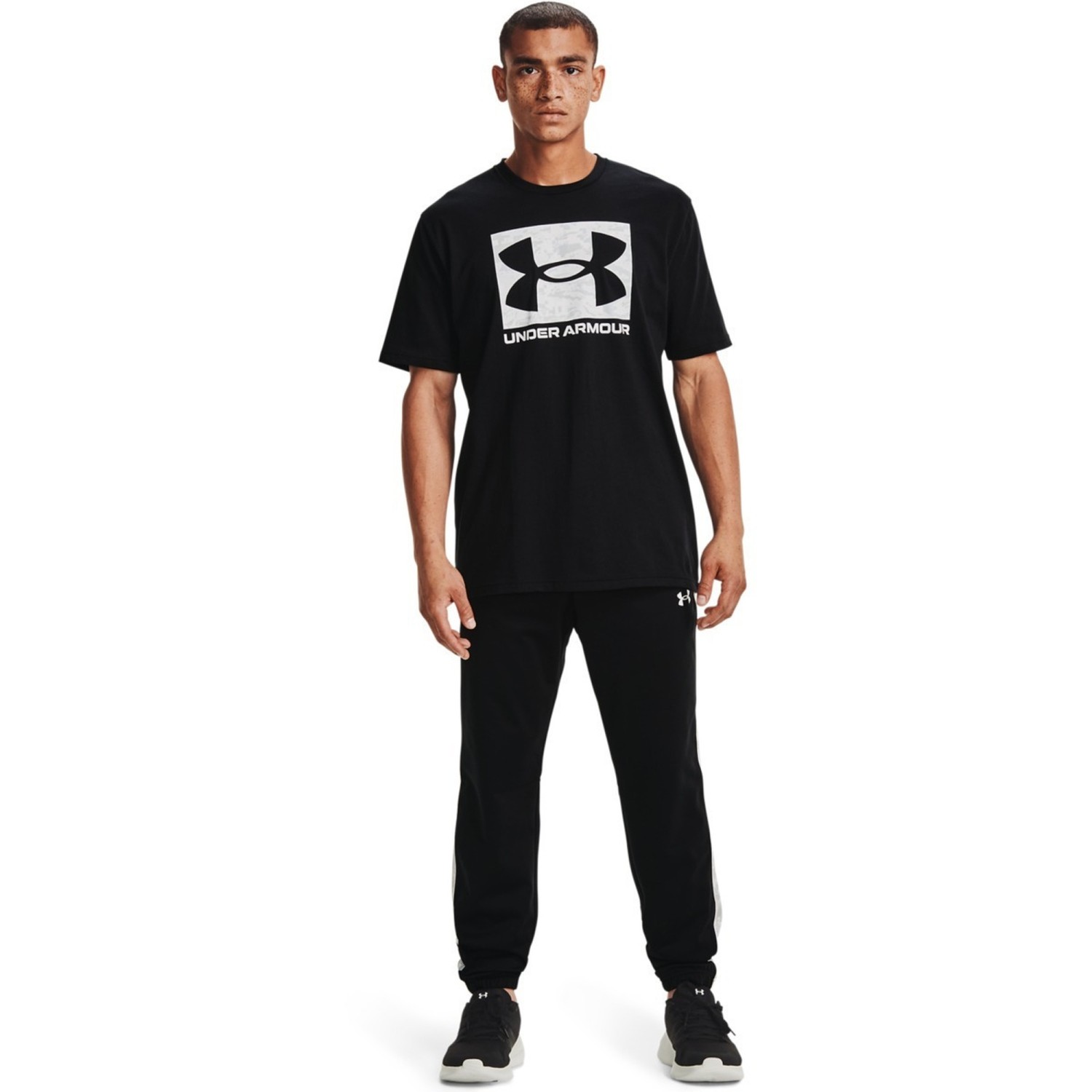 Under Armour ABC Camo Boxed Αθλητικό T-shirt Μαύρο 1361673-001