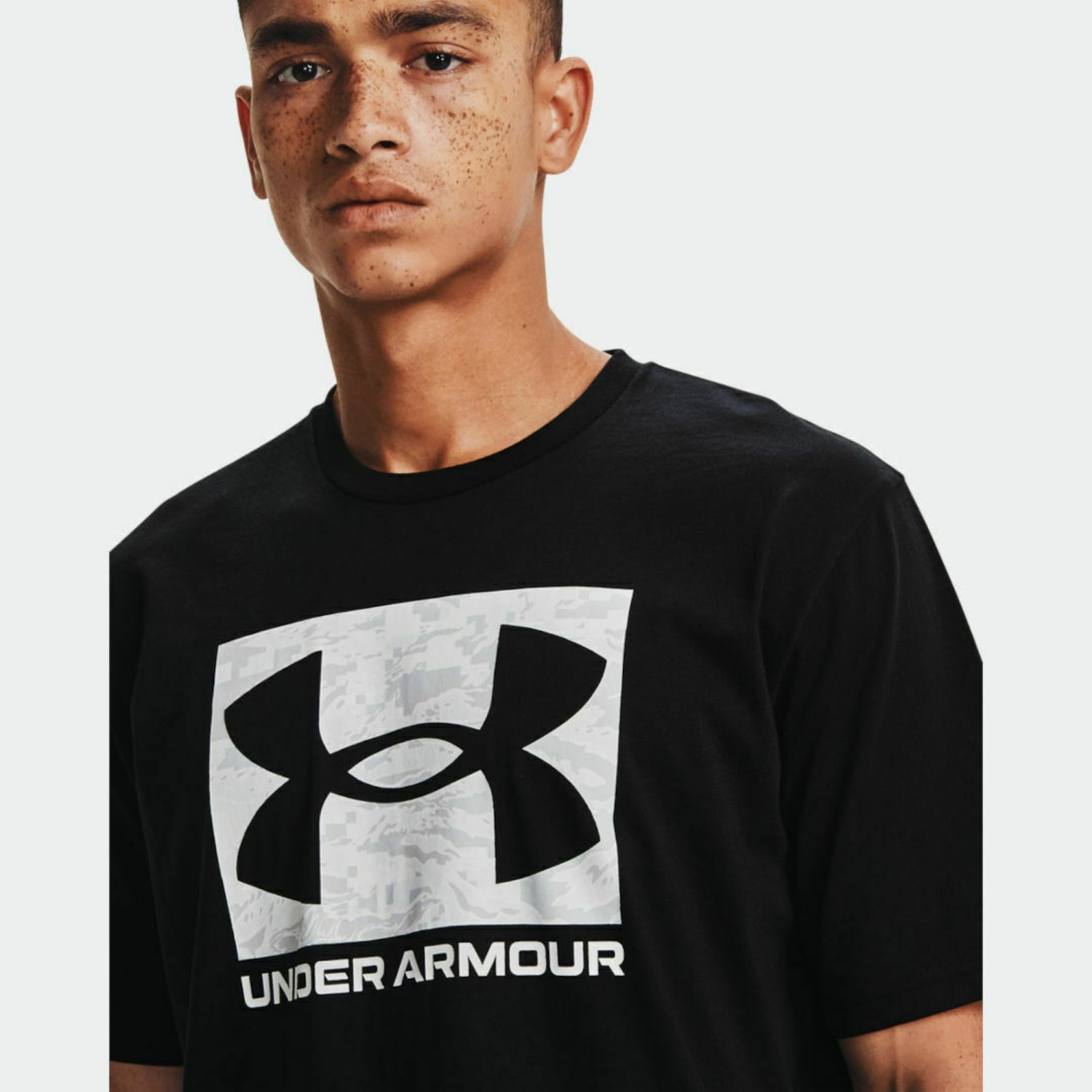 Under Armour ABC Camo Boxed Αθλητικό T-shirt Μαύρο 1361673-001
