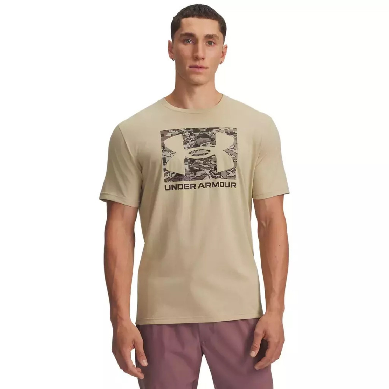 Under Armour ABC Camo Boxed Αθλητικό T-shirt Μαύρο 1361673-001