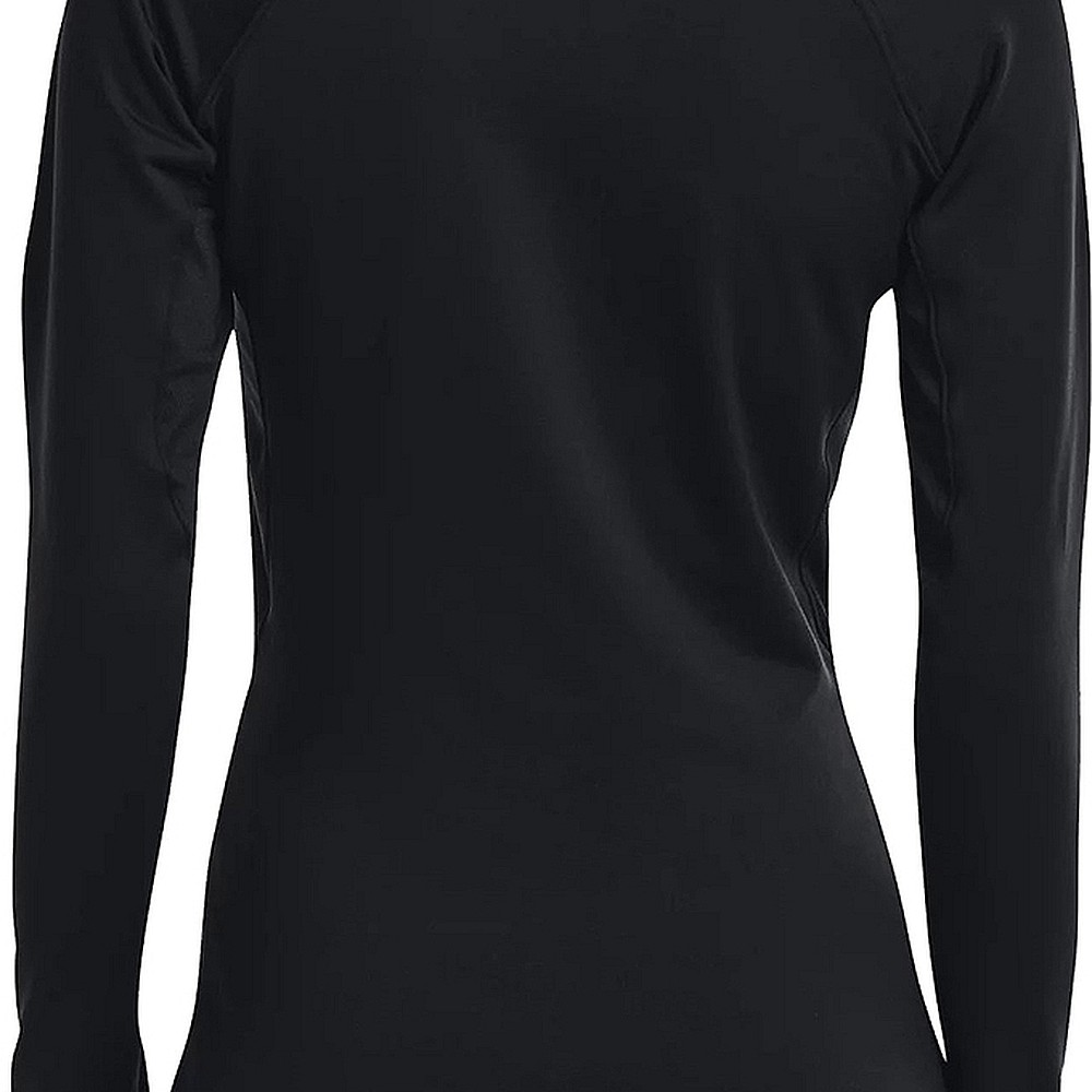 Under Armour Coldgear Authentics Crew Γυναικεία Μπλούζα Μακρυμάνικη Μαύρη 1368701-001